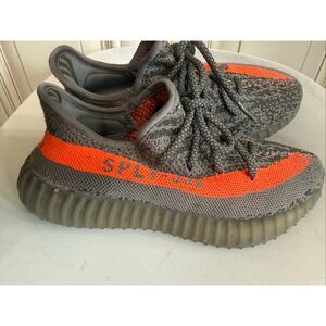 Adidas Women's Yeezy Boost 350 V2 Low Beluga Reflective Sneakers Gray Size 5